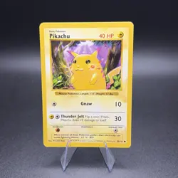 Pokemon Pikachu (Red Cheeks) 058/102 Base Set (Shadowless) Regular - Image 1