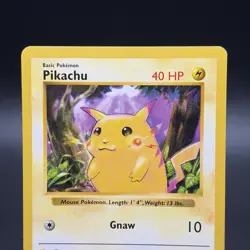 Pokemon Pikachu (Red Cheeks) 058/102 Base Set (Shadowless) Regular - Image 2