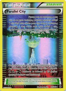 POKEMON Parallel City #145/162 Reverse Holo XY - BREAKthrough NM - Image 1