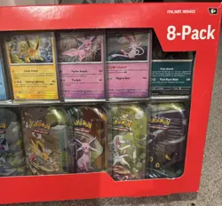 Pokemon TCG: Scarlet & Violet - Prismatic Evolutions 8 Pack Mini Tin Set - Image 3