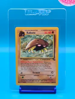 Pack Fresh (PF) - 1999 Pokemon Fossil Kabuto Unlimited 50/62 - Image 1