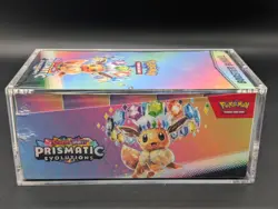 Pokemon SV8.5 Prismatic Evolutions Sealed Booster Bundle Display W/Acrylic Case - Image 3
