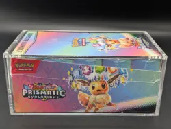 Pokemon SV8.5 Prismatic Evolutions Sealed Booster Bundle Display W/Acrylic Case - Image 5