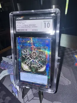Yugioh Grade 10 Relinquished Anima MP24 Quarter Century Secret Rare 1st Ed. Pop2 - Image 3