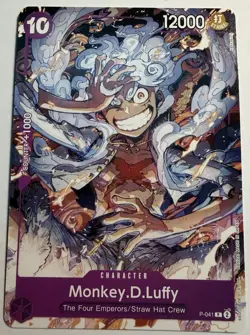 Monkey.D.Luffy P-041 One Piece The Four Emperors/Straw Hat Crew - Image 1