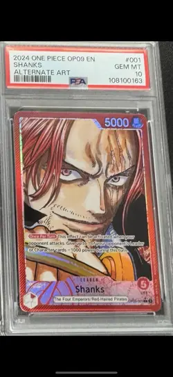 Shanks (001) (Parallel) OP09-001 Emperors in the New World Foil - Image 1