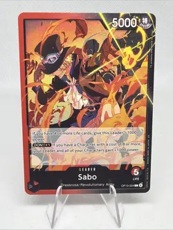 Sabo Leader Carrying On His Will One Piece OP13-004 NM - Image 1