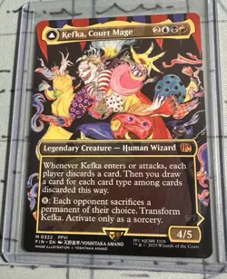 MTG Final Fantasy Kefka, Court Mage/Ruler of Ruin 0322 Regular (Borderless) NM - Image 1