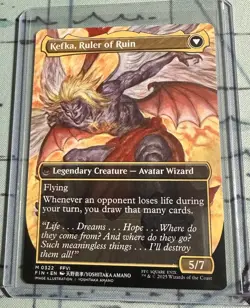 MTG Final Fantasy Kefka, Court Mage/Ruler of Ruin 0322 Regular (Borderless) NM - Image 2