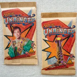MTG: 2 UNHINGED Sealed Booster Pack Lot from Box - 2 Packs - English - Image 1