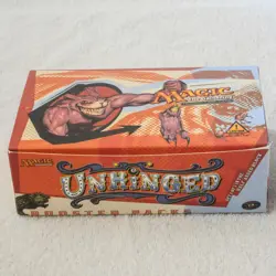 MTG 1 Empty UNHINGED Booster Box - Magic the Gathering - No Packs - English - Image 1