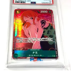 PSA 10 Nami EB02-017 ANIME 25th COLLECTION Extra Booster ONE PIECE Card Japanese - Image 2