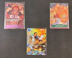 English One Piece TCG OP01 OP05 Card Lot Borsalino Sr OP05-051 NM - Image 1