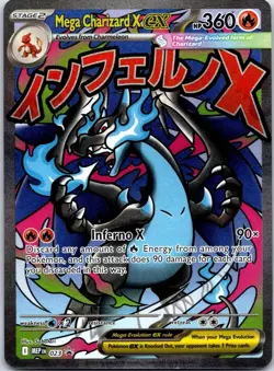 Mega Charizard X ex Mega Evolution Promo MEP023 Pokemon TCG Card Promo NM - Image 1