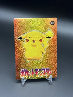 Pokemon Card - Pikachu #198 - Vending Machine - Holo - Image 2