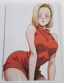 Android 18- Bunny Girl Double Sided ACG Waifu Sexy Anime Card - Image 2
