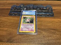 CGC 8.5 Mr. Mime 1999 Jungle 6/64 Holo Pokemon Card - Image 1