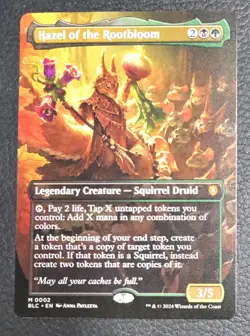 Hazel of the Rootbloom (Borderless) M Commander: Bloomburrow 2 NM Regular MTG - Image 1