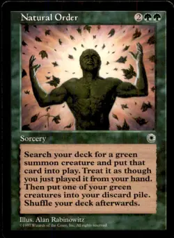 MTG Natural Order LP Light Play Portal [929] - Image 1