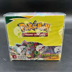 Pokemon Evolving Skies Booster Box SEALED w/ Plastic Case MINT Sword & Shield - Image 1