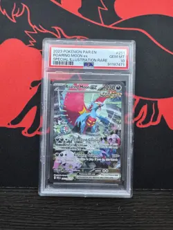 Roaring Moon EX 251/182 Special Illustration Rare Pokemon PSA 10 GEM MINT - Image 1
