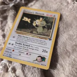 1st Edition Giovanni's Meowth Gym Challenge 43/132 WotC vintage Pokemon MINT/NM - Image 1