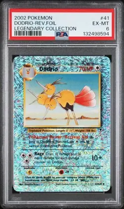Dodrio Reverse Holo Foil PSA 6 - 2002 Pokemon Legendary Collection #41/110 - Image 1
