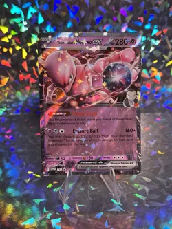Pokemon TCG-Team Rocket's Mewtwo ex-216-Sv: Scarlet & Violet Promo-Holo NM - Image 1