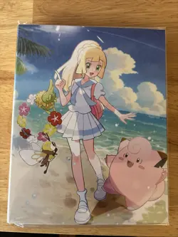 Pokemon Battle Partners Lillie File BINDER ONLY Japanese Scarlet & Violet | USA - Image 1