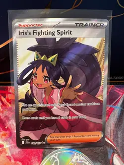 Iris's Fighting Spirit 180/159 Sv09: Journey Together Holo Pokemon TCG - Image 1