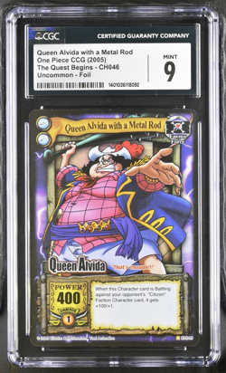 One Piece The Quest Begins Queen Alvida CH046 Holo CGC 9 - Image 1