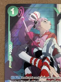 One Piece CCG Perona OP09-034 Alt Art Rare Holo English - Image 3