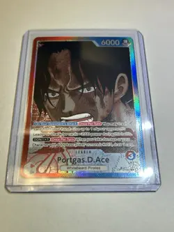 One Piece Portgas.D.Ace Alternate Art Leader OP13 002 Carrying On His Will - Image 3