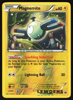 Magnemite - 51/162 - Common Reverse Holo - BREAKthrough - Pokemon Card - Image 1