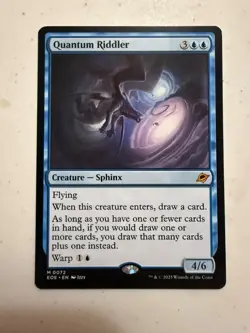 Quantum Riddler - MTG ( Edge of Eternities ) Excellent / Very Light Play - Image 1