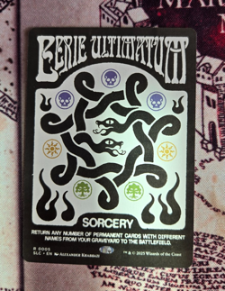 MTG Eerie Ultimatum Secret Lair Encyclopedia of Magic NM - Image 1