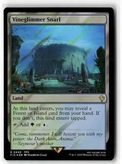 Vineglimmer Snarl Commander: Final Fantasy Surge Foil NM MTG MAGIC - Image 1