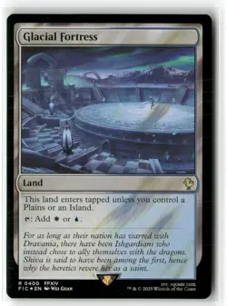 Glacial Fortress Commander: Final Fantasy Surge Foil NM MTG - Image 1