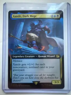 Xande, Dark Mage EXTENDED ART FOIL #0516 Magic MTG Final Fantasy - NM ENG - Image 1