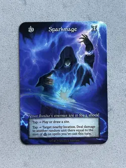 Sparkmage (FOIL) - Avatar - Beta - NM - Sorcery: Contested Realm - NM / Mint - Image 1