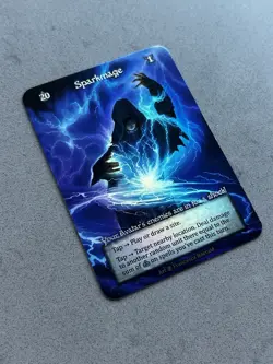 Sparkmage (FOIL) - Avatar - Beta - NM - Sorcery: Contested Realm - NM / Mint - Image 3