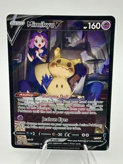 2022 Pokemon Brilliant Stars TG16/TG30 Mimikyu V Ultra Rare - Lightly Played - Image 1