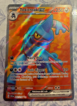 Pokemon TCG Toxicroak ex 232/198 SV01: Scarlet & Violet Base Set Full Art - Image 1