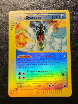2003 POKEMON Skyridge Reverse Holo Rare Gyarados 11/144 - Image 1