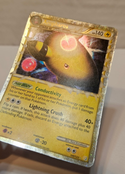 Ampharos Prime 105/123 Ultra Rare HGSS Base Pokemon 1121 - Image 3