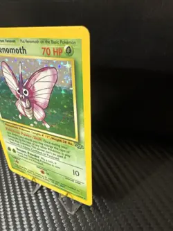 Venomoth Holo Rare 13/64 Jungle Set WOTC Pokemon Card LP - Image 3
