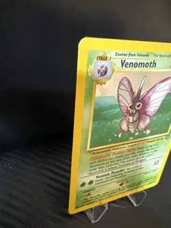 Venomoth Holo Rare 13/64 Jungle Set WOTC Pokemon Card LP - Image 4
