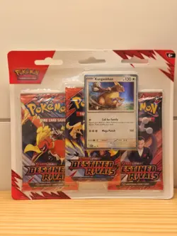 Pokemon TGC Destined Rivals 3-Pack Blister Zebstrika - Image 1