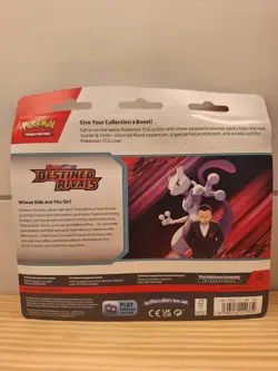 Pokemon TGC Destined Rivals 3-Pack Blister Zebstrika - Image 4
