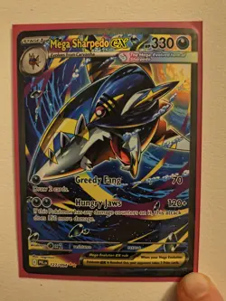 Pokemon Phantasmal Flames Mega Sharpedo EX 127/094 SIR Special Illustration Rare - Image 1